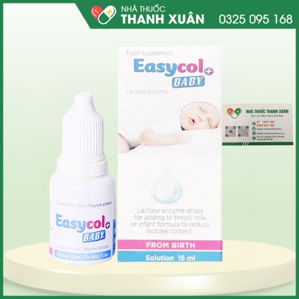 Easycol Baby - Làm giảm các triệu chứng rối loạn tiêu hóa do không dung nạp lactose